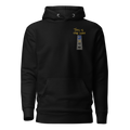 El Camino Milestone This is the Way Camino de Santiago hoodie in Black — pilgrim gift