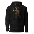 A Reverent Reflection Camino de Santiago contemplative pilgrim hoodie in Black — faith gift